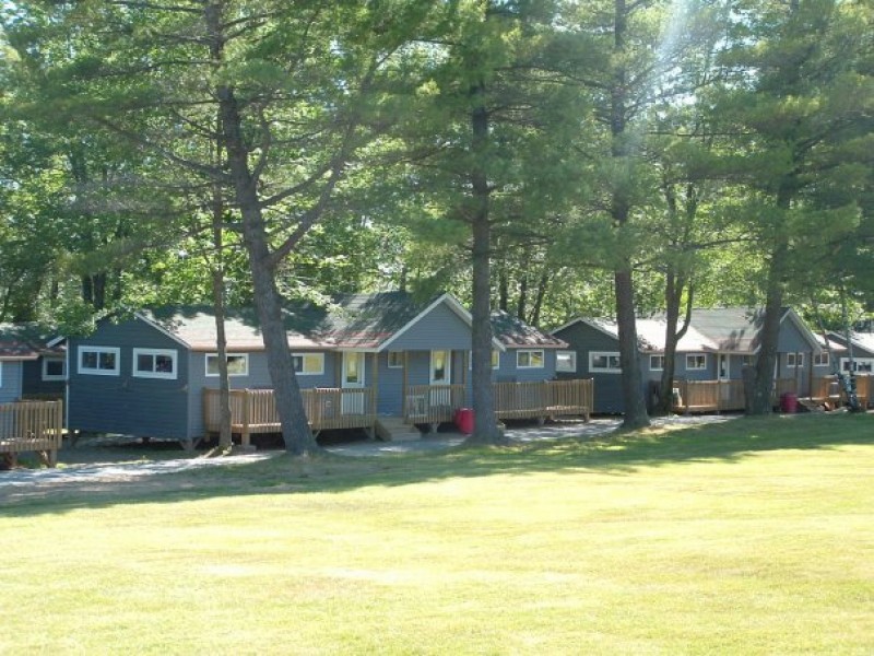 A tábor egy része